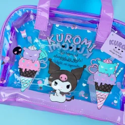 Kuromi Ice Cream Dream Clear Vinyl Boston Bag