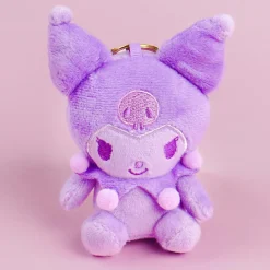 Kuromi Key Two-Toned Ring Plushie Charm