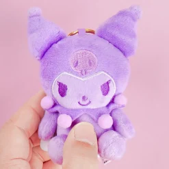Kuromi Key Two-Toned Ring Plushie Charm
