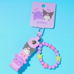 Kuromi Keychain With Beaded Bracelet