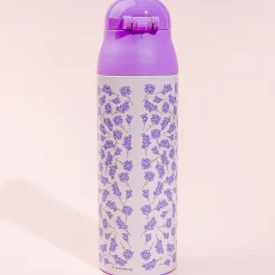 Kuromi Lavender Harvest One-Push Thermal Bottle