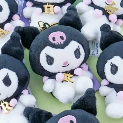 Kuromi Letter Initial Plushie Keychain