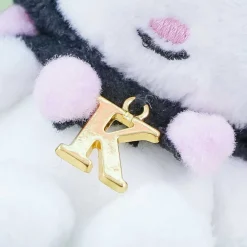 Kuromi Letter Initial Plushie Keychain