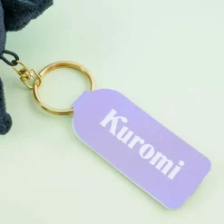 Kuromi Letter Initial Plushie Keychain