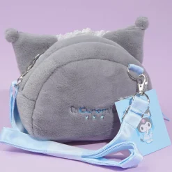 Kuromi Light Blue Days Plushie Sling Bag