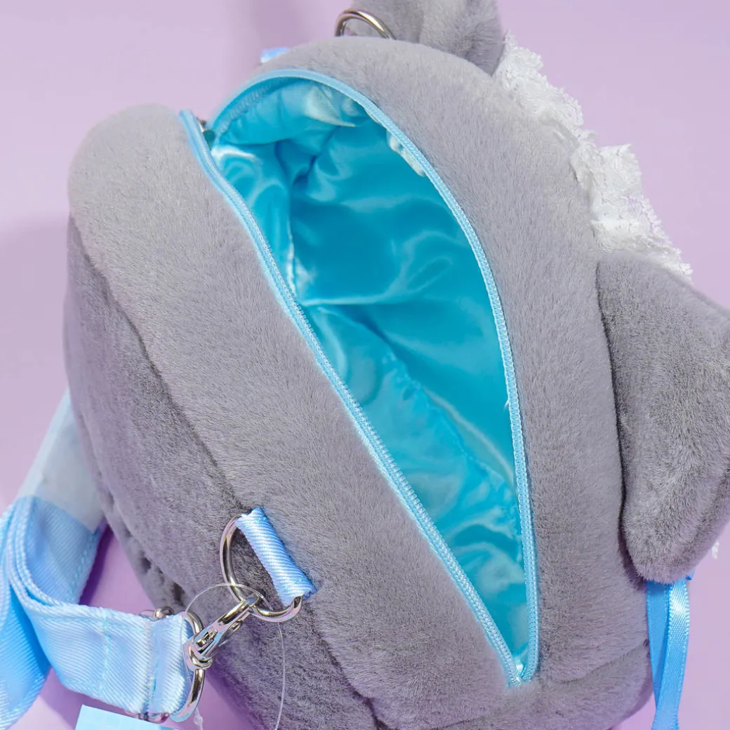 Kuromi Light Blue Days Plushie Sling Bag