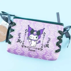 Kuromi Lolita Lace-Up Cosmetic Pouch