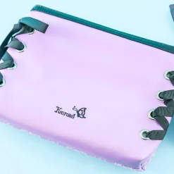 Kuromi Lolita Lace-Up Cosmetic Pouch