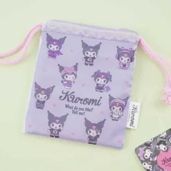 Kuromi Lolita Mini Drawstring Pouch