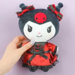 Kuromi Lolita Red Dress Plushie - Mini