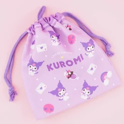 Kuromi Love Me Colors Drawstring Pouch