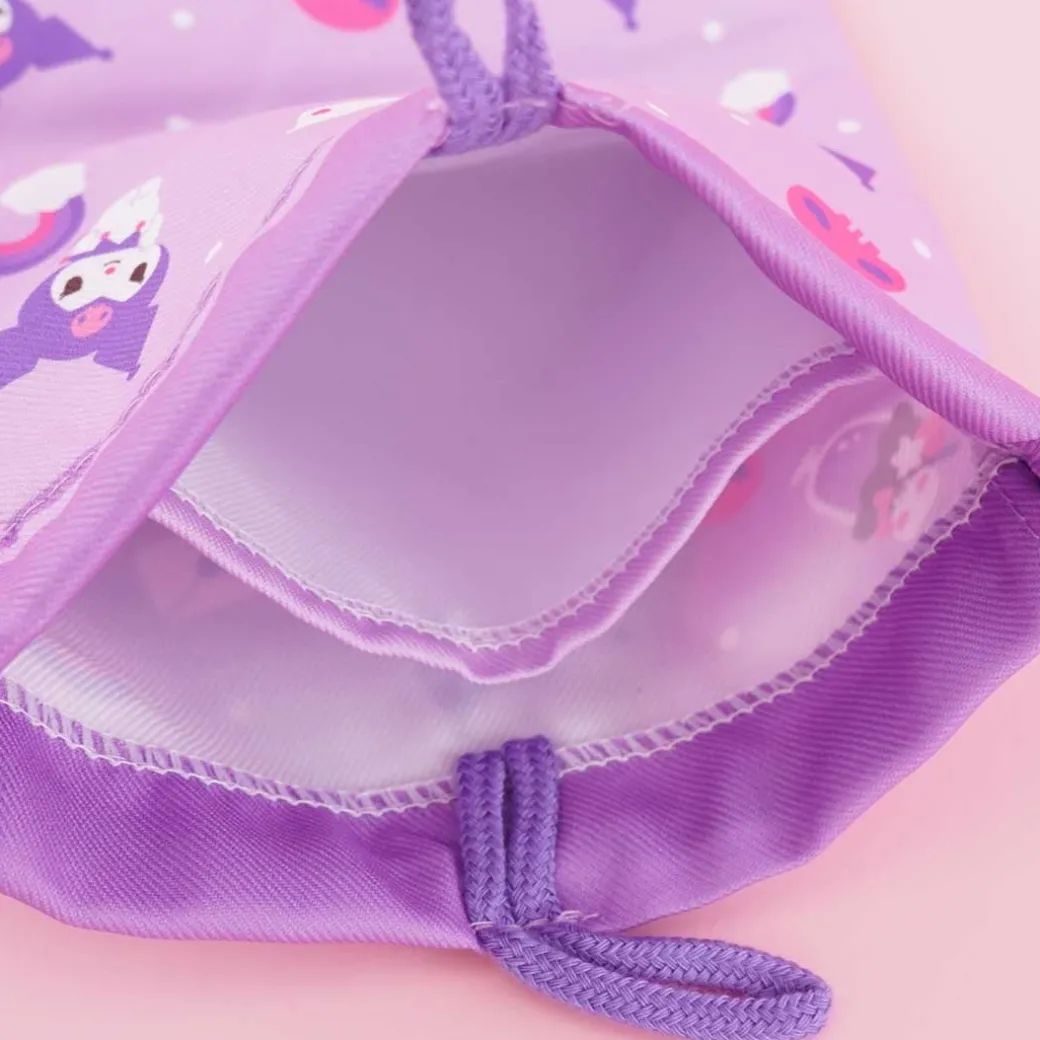 Kuromi Love Me Colors Drawstring Pouch