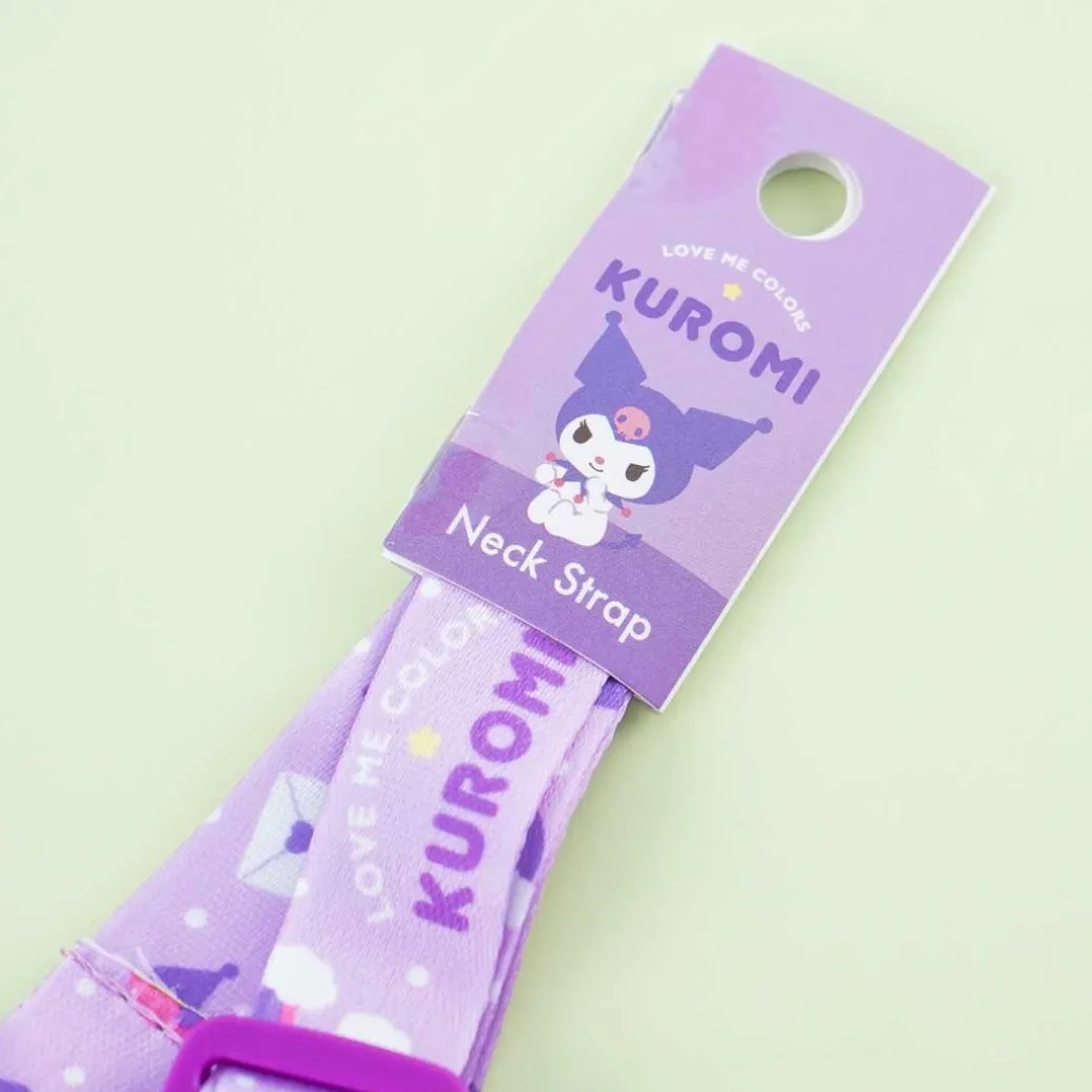 Kuromi Love Me Colors Lanyard