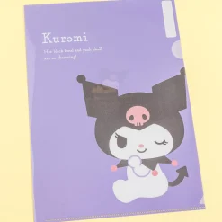 Kuromi Lovely Clear Folder Set