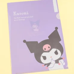 Kuromi Lovely Clear Folder Set