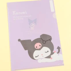 Kuromi Lovely Clear Folder Set