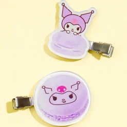 Kuromi Macaron Hair Clip Set