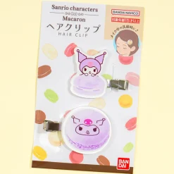 Kuromi Macaron Hair Clip Set