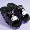 Kuromi Massage Sandals - Black / Large