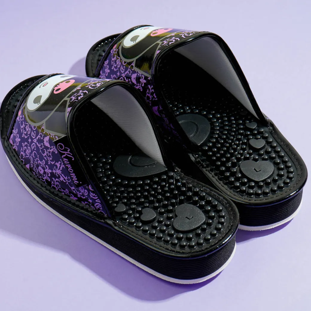 Kuromi Massage Sandals - Black / Large