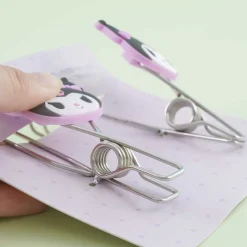 Kuromi Metal Hook Clip Set - 2 pcs