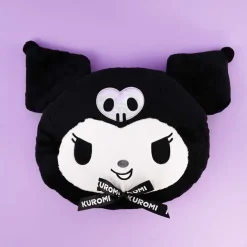 Kuromi Monochrome Die-Cut Face Cushion