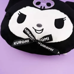 Kuromi Monochrome Die-Cut Face Cushion