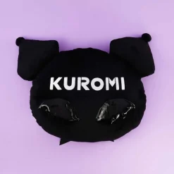 Kuromi Monochrome Die-Cut Face Cushion