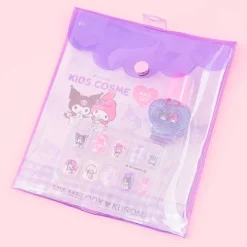 Kuromi Nail Tips & Nail Polish Set