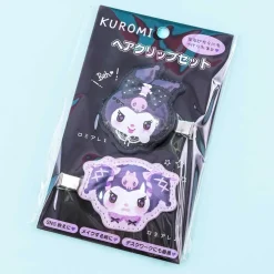 Kuromi Naughty Faces Hair Clip Set