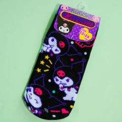 Kuromi Naughty Grin Jacquard Socks