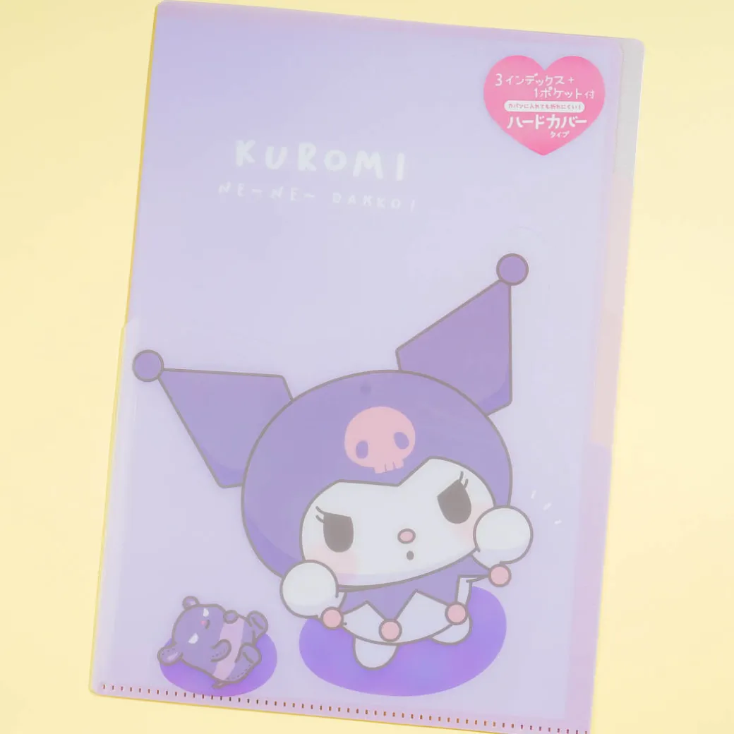 Kuromi Ne Ne Dakko A4 File Folder