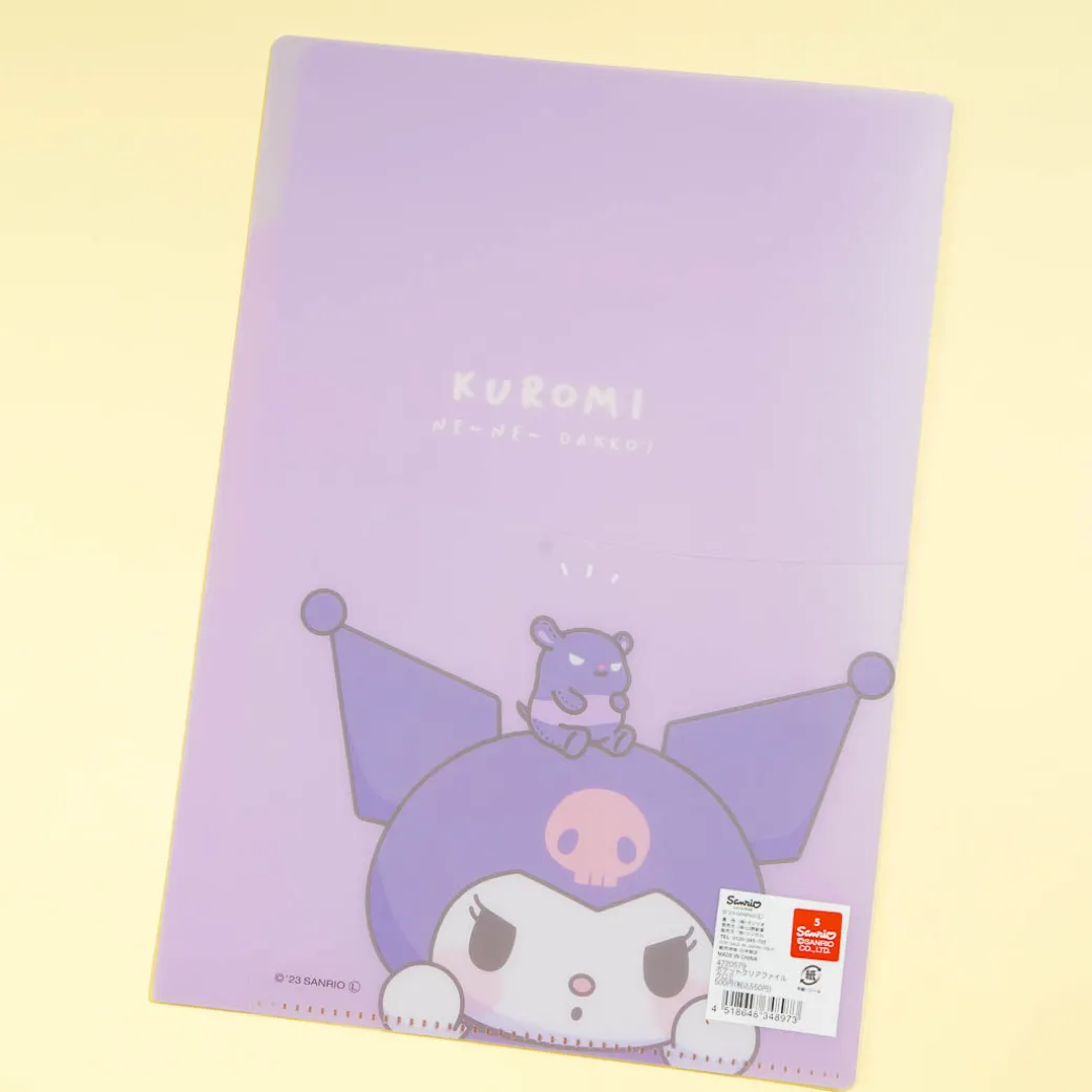 Kuromi Ne Ne Dakko A4 File Folder