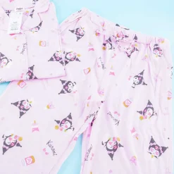 Kuromi Open-Collar Pajama Set