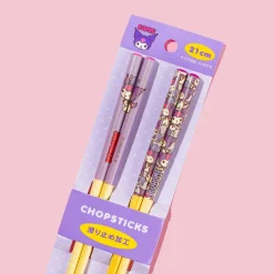 Kuromi Overload Bamboo Chopsticks Set - 2 pairs