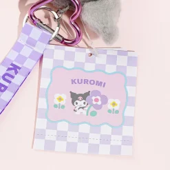 Kuromi Pastel Checker Plush Charm