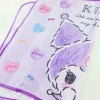 Kuromi Pastel Hearts Flannel Blanket