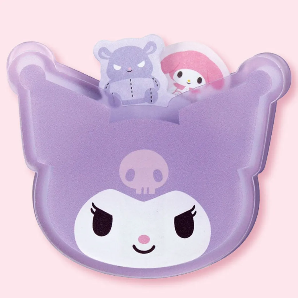 Kuromi Peek-A-Boo Memo Pad & Clip Stand