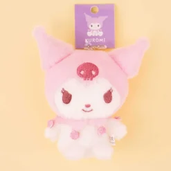 Kuromi Pink Pastel Plushie Charm - Medium