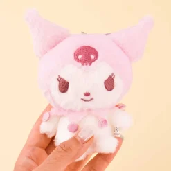Kuromi Pink Pastel Plushie Charm - Medium