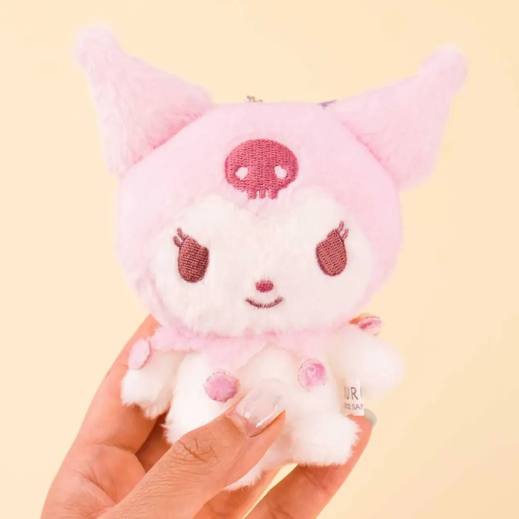 Kuromi Pink Pastel Plushie Charm - Medium