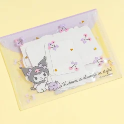 Kuromi Playful Sticker Set With Case