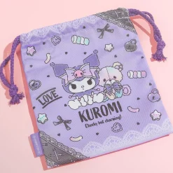 Kuromi Playtime Drawstring Pouch
