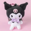 Kuromi Plushie Charm With Heart Carabiner - Mini