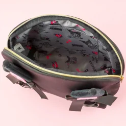 Kuromi Pointed Ears & Skulls Pouch