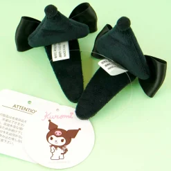 Kuromi Pointed Ears & Skulls Hair Clip Set