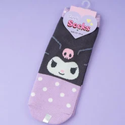 Kuromi Polka Dot Ankle Socks