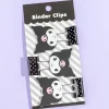 Kuromi Polka Dot Binder Clip Set - 3pcs