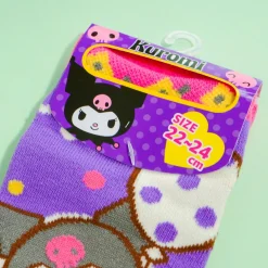 Kuromi Polka-Dot Balloon Jacquard Socks