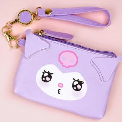 Kuromi Pouty Face Pouch & Pass Case